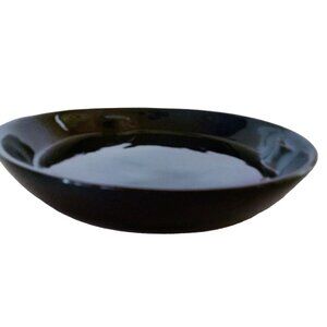 Frankoma Ceramic Plate Blue Glazed Pottery 266 Baking Oven Safe Tortilla Warmer